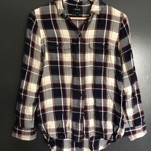 Madewell Plaid Button Up
